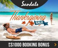 Sandals Thanksgiving Sale