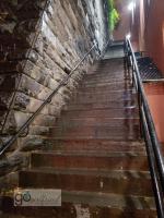 a spooky stop at the Exorcist Steps