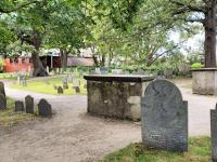 the Old Burying Point historic cemetery