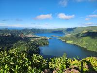Sete Cidades caldera view from the south rim