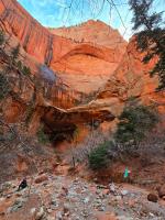 The double arch ending the Middle Fork Trail