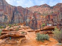 The Overlook Trail accessed from the east
