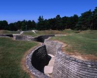 restored trenches at Vimy Ridge